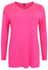 Pullover V basic - pink - #4
