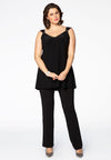 Singlet flare embelished DOLCE - black - #1