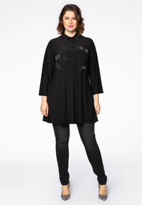 Tunic DOLCE beaded - black - #1