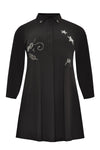 Tunic DOLCE beaded - black - #4