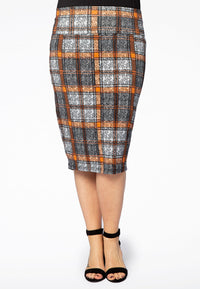 Skirt CHECK - grey - #2