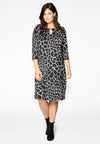 Dress wide bottom GIRAFFE - black - #1