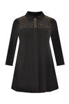 Tunic DOLCE beading - black - #1
