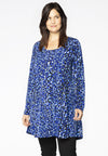 Tunic wide bottom BLUE LEO - blue - #2