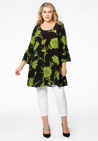 Tunic wide bottom TOLEDO - black - #1