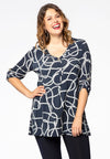 Tunic flare buttoned SAILOR - blue - #2