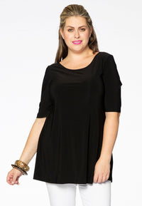 Shirt deep back DOLCE - black - #1