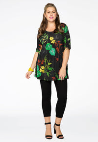 Tunic flare TROPICAL - white - #1