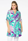 Tunic wide bottom SWIRL - purple - #2