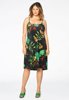 Dress spaghetti TROPICAL - white - #1