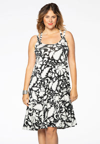 Dress frill PAISLEY FLOWER - white - #1