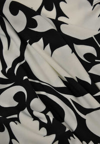 Dress bindings PAISLEY FLOWER - white - #5