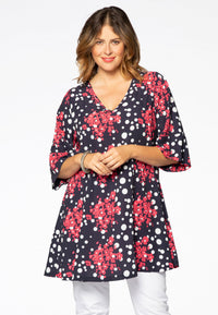 Tunic FLORI DOT - blue - #2