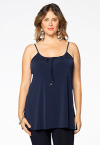 Singlet flare spaghetti DOLCE - blue - #2