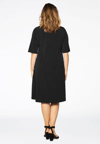Dress ruffled DOLCE - black - #3