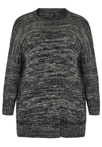 Pullover mouliné - black - #2