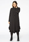Dress collar DOTS - black - #1