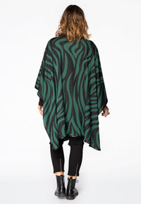 Poncho ZEBRA - green - #3