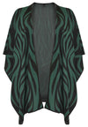 Poncho ZEBRA - green - #4