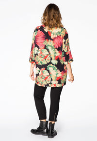 Blouse wide CASSIS - red - #3