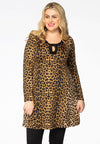 Tunic wide bottom LEOPARD - brown - #2