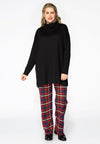 Trousers CHECK - red - #1
