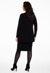 Tunic flare strass trim DOLCE - black - #3