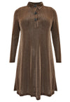 Dress poloneck LUREX - black - #4