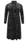 Blouse-dress CIRCLES - black - #1