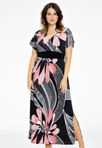 Dress cross-over LIVA - black - #2