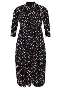 Dress ruffled SPRINKLE - black - #4