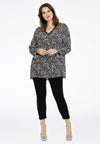 Tunic FLOWER RAIN - black - #1