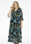 Dress ruffled TROPICOOL - black - #2