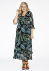 Dress ruffled TROPICOOL - black - #1