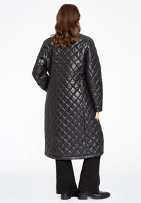 Quilted coat - black - #3