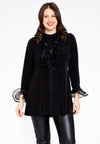 Tunic flare with ruffles DOLCE - black - #2