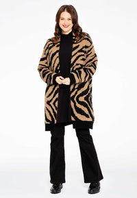 Cardigan TIGER - brown - #1