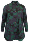 Blouse-cardigan CAMOUFLAGE - green - #4