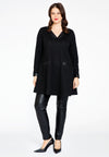 Tunic wide bottom PINSTRIPE - black - #1