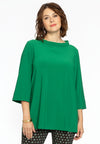 Shirt A-line turtle neck DOLCE - green