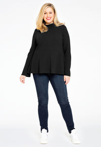 Shirt peplum BUBLÉ - black - #2