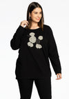 Sweater strass POODLE - black - #2
