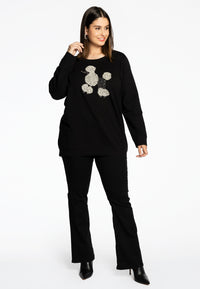 Sweater strass POODLE - black - #1