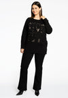 Sweater strass Cube - black - #1