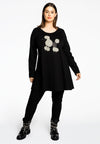 Tunic wide bottom POODLE - black - #1