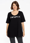 Tunic flare BONJOUR organic cotton - black - #2