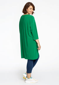 Tunic wide straight DOLCE - green - #3