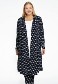 Cardigan pleated POLKADOT - blue - #2