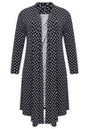 Cardigan pleated POLKADOT - blue - #4