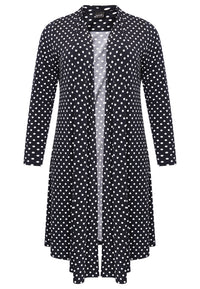 Cardigan pleated POLKADOT - blue - #4